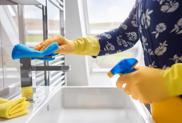 bathroom cleaning tips