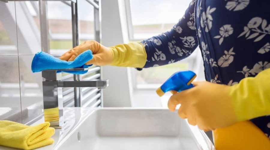 bathroom cleaning tips