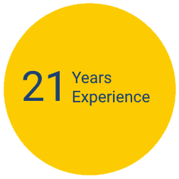 21 years of cleaning services experience